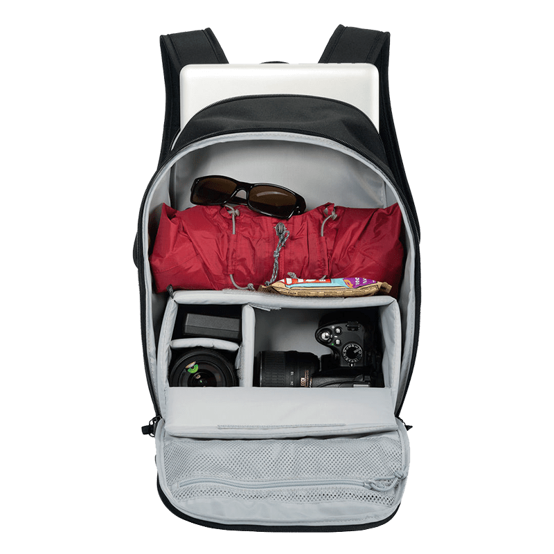 Batoh lowepro passport backpack vnutro
