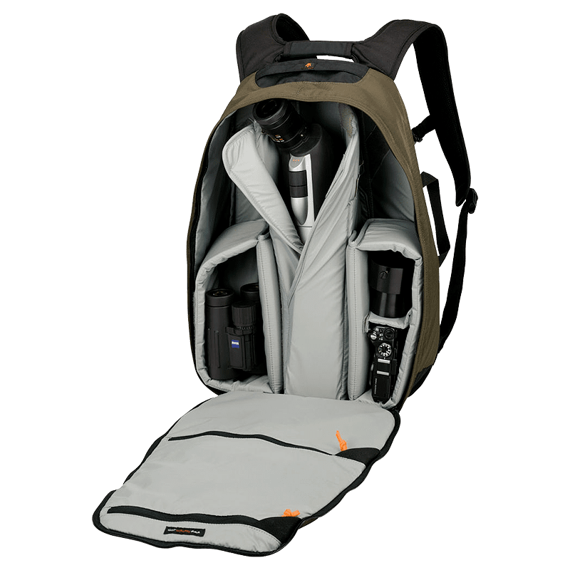 Batoh lowepro scope travel 200 aw vnutro