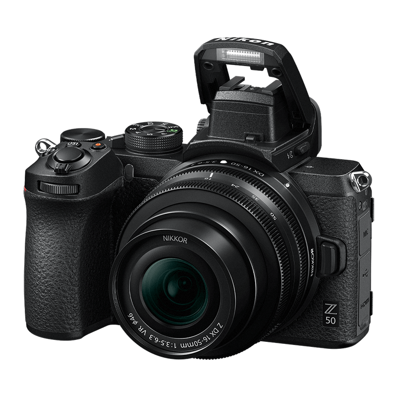 Nikon z50 16 50 dx 3.5 6.3 flash original