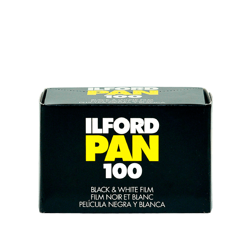 Cierno biely film ilford pan 100 36 krabicka
