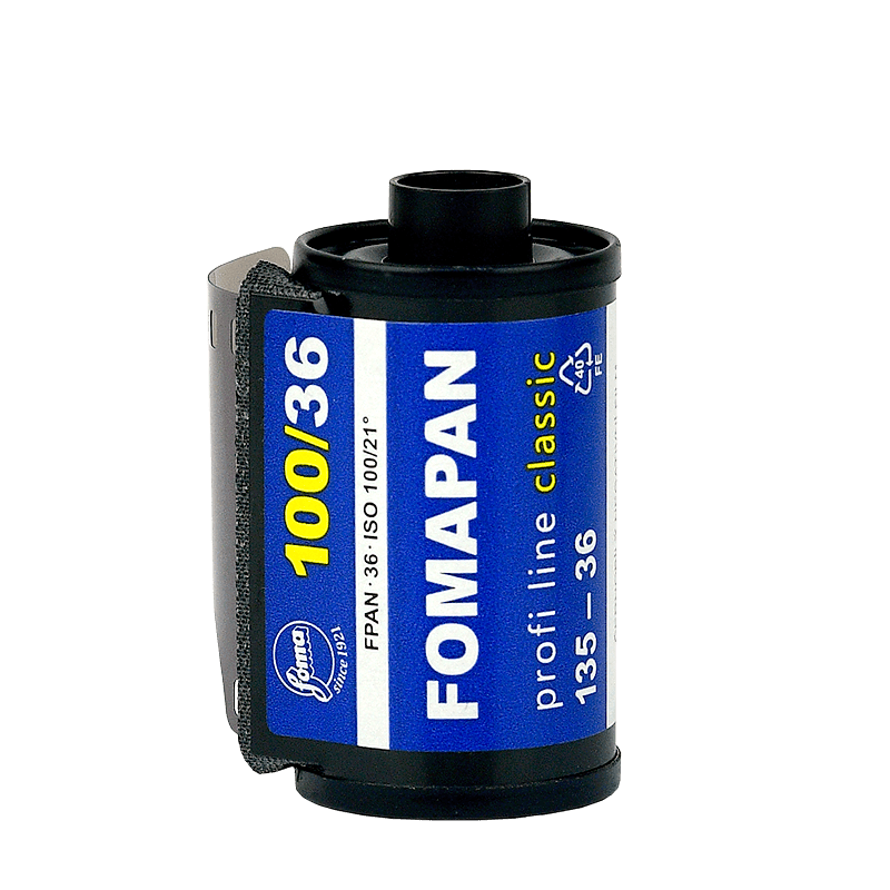 Ciernobiely film fomapan profiline classic 100 36