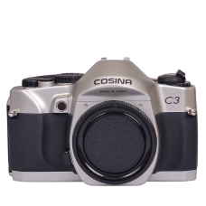 Cosina C3 (korpus) + ob. 50 f/1.7 i 100-300 f/5.6-6.7