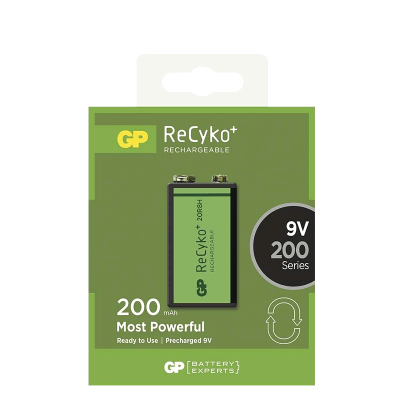 Akumulator GP recyko+ 9V