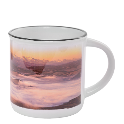 Ceramiczny retro kubek ze zdjęciem 280 ml