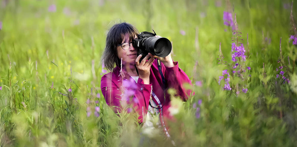portret na łące Nikkor Z 135mm